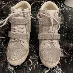 INC International Concepts Women’s Debby Wedge Sneakers